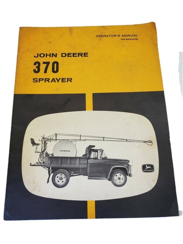 Original john deere manual 370 - original,